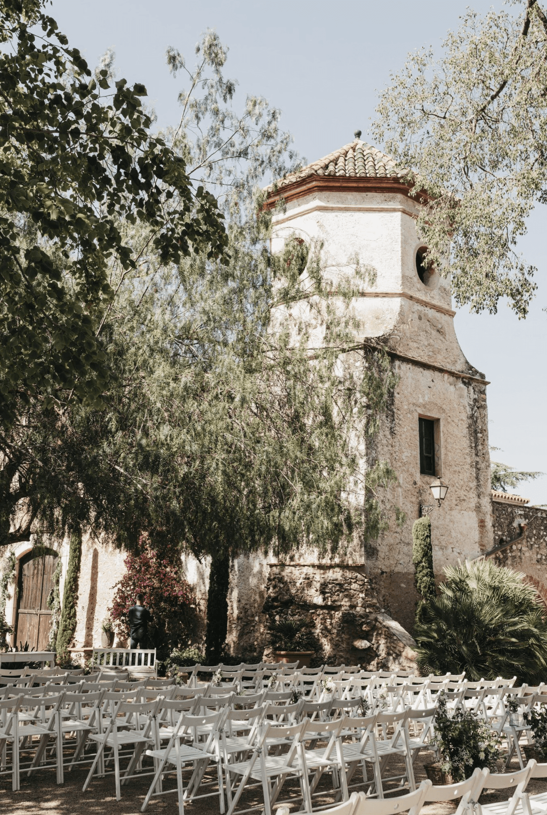 Mas Bell wedding venue ceremony tower